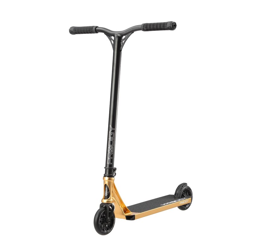 Blunt Prodigy X Gold – Trottinette acrobatique dorée pour figures prestigieuses