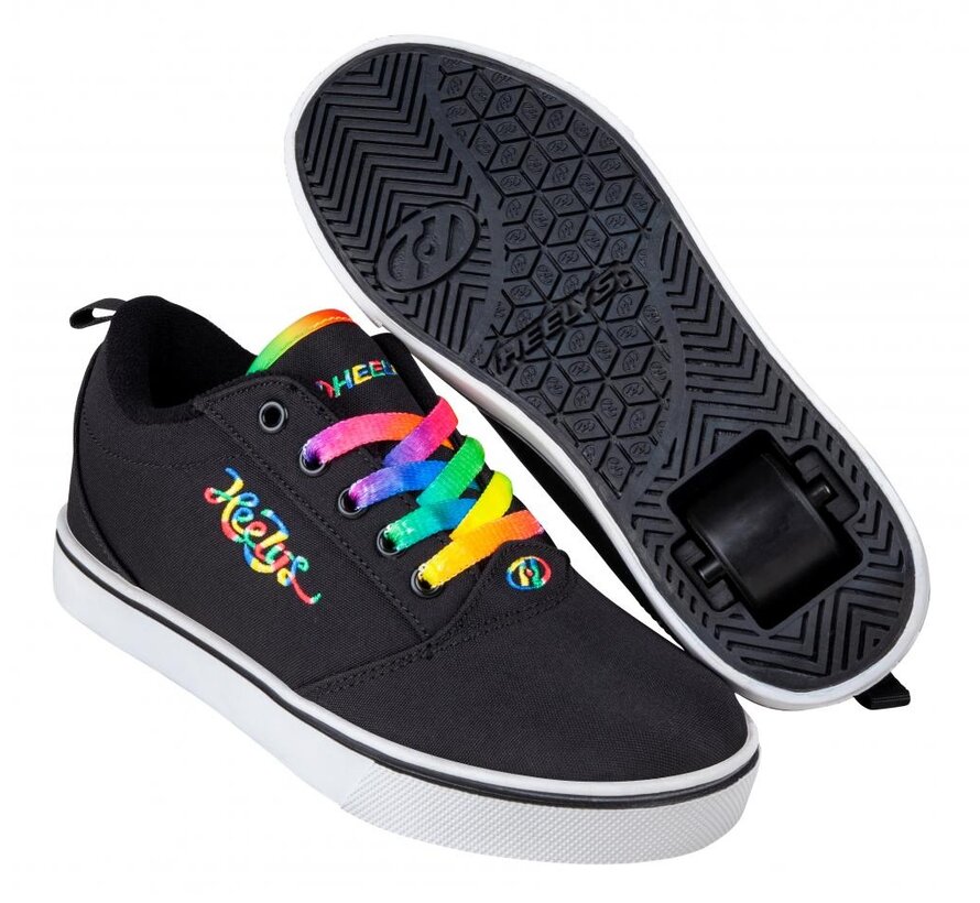 Heelys Pro 20 Schwarz / Regenbogen kursiv