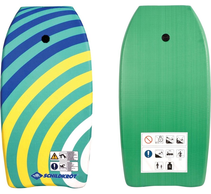 Schildkröt Bodyboard L Bleu / Vert / Jaune