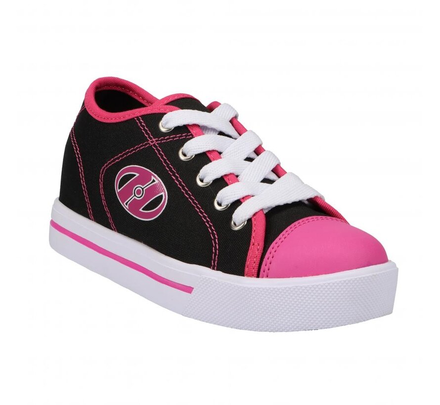 Heelys X2 Classique Noir / Blanc / Rose Vif