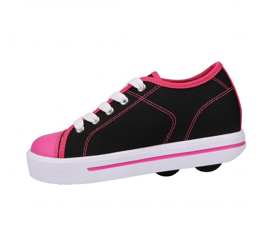 Heelys X2 Classique Noir / Blanc / Rose Vif