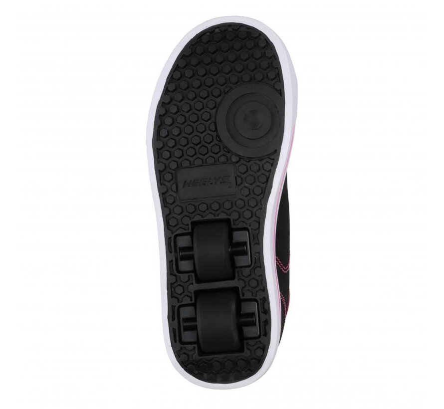Heelys X2 Classique Noir / Blanc / Rose Vif