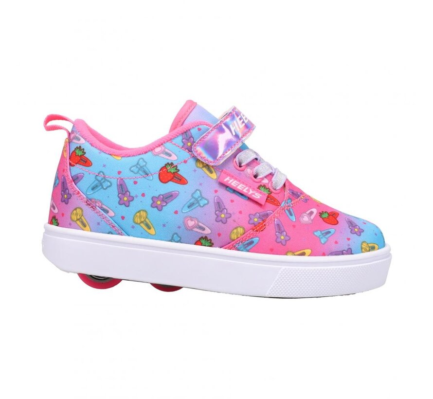 Heelys X2 Pro drukuje w kolorze czarnym / różowym / lawendowym