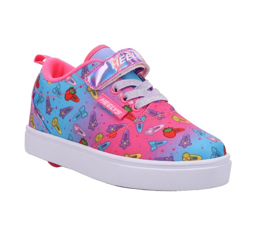 Heelys X2 Pro drukuje w kolorze czarnym / różowym / lawendowym