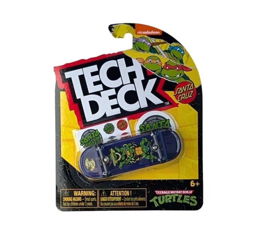 Tech Deck - Pojedyncza deska Santa Cruz TMNT - Leonardo