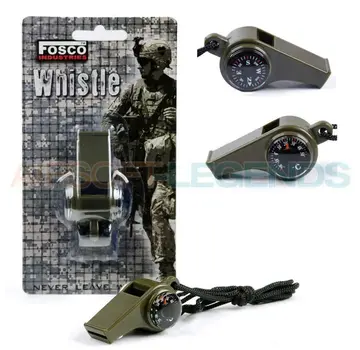 Fosco Fluitje met compas en thermometer