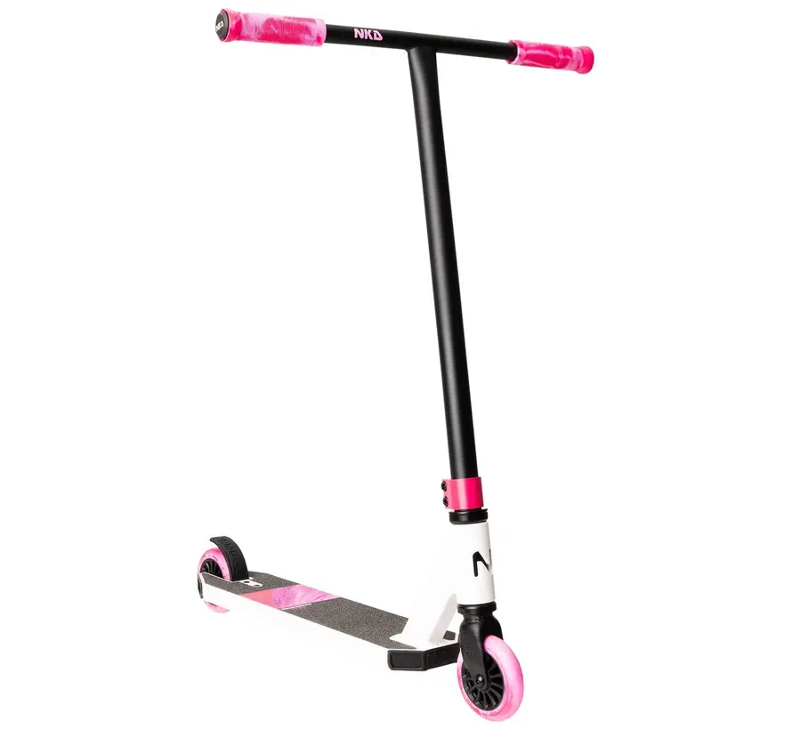 Patinete Acrobático NKD Next Generation Blanco - Rosa