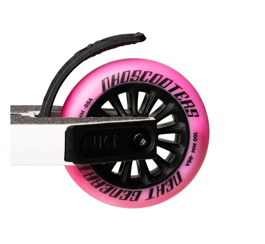 Patinete Acrobático NKD Next Generation Blanco - Rosa