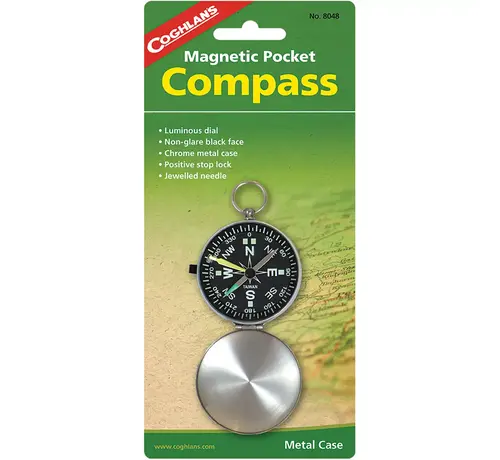 Coghlan's Bussola tascabile magnetica con alloggiamento cromato