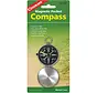 Magnetic pocket compass in chrome housing