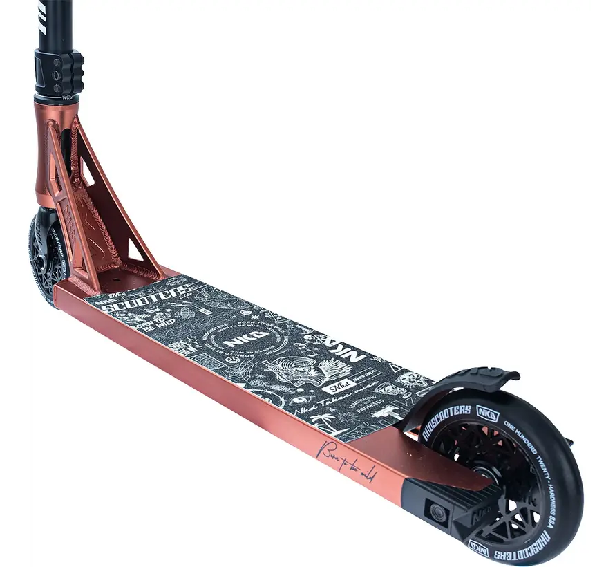 NKD Hulajnoga wyczynowa gazowa brązowa