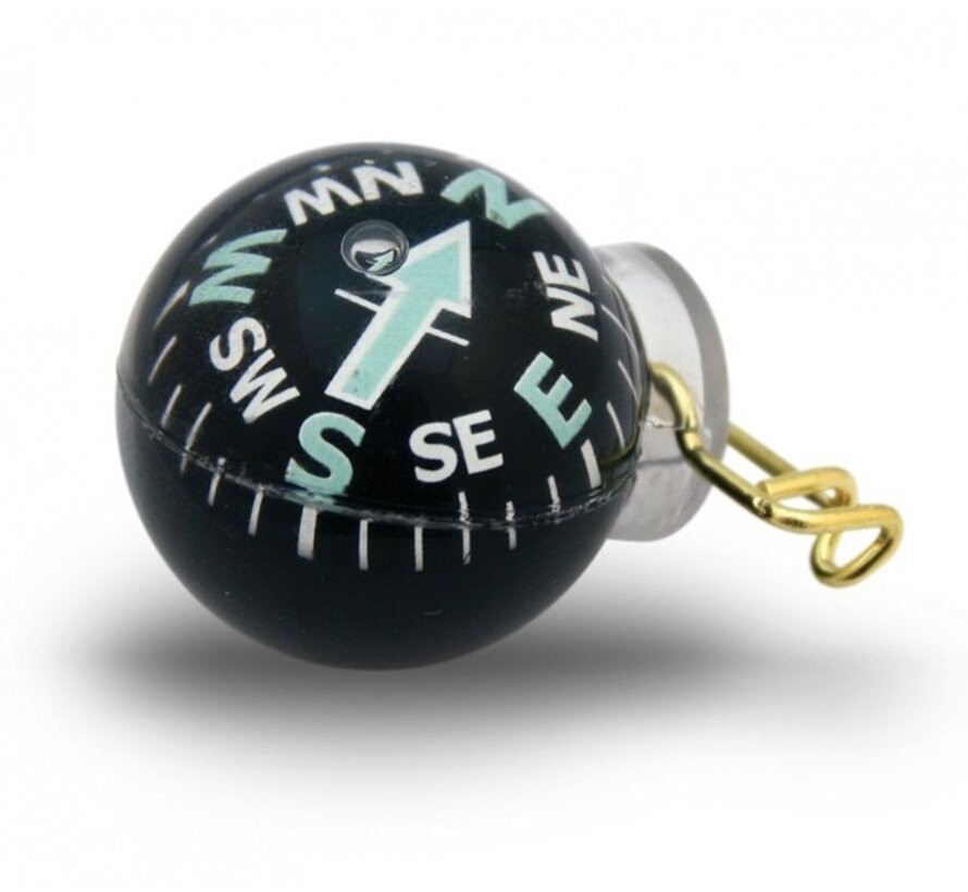 Ball compass with pin attachment