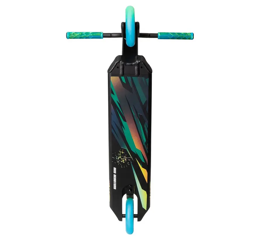 Monopattino acrobatico NkD Fuel nero / verde misto