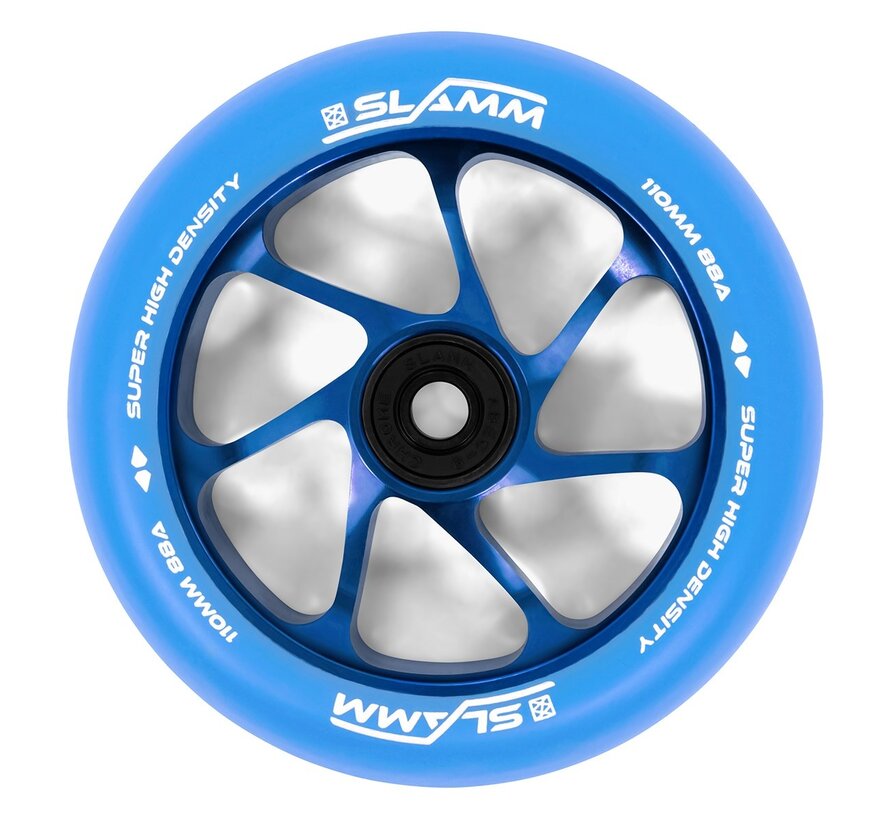 Roue Slamm Stunt Scooter Team 110mm Alu Core Bleu