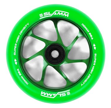 Slamm Scooters Roue Slamm Team 110mm Alu Core Vert