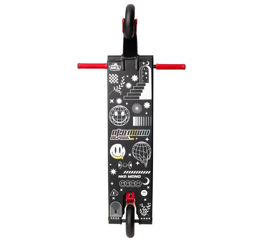 Monopattino Stunt NKD Mono Nero / Rosso 89 / 95 / 99,3 cm