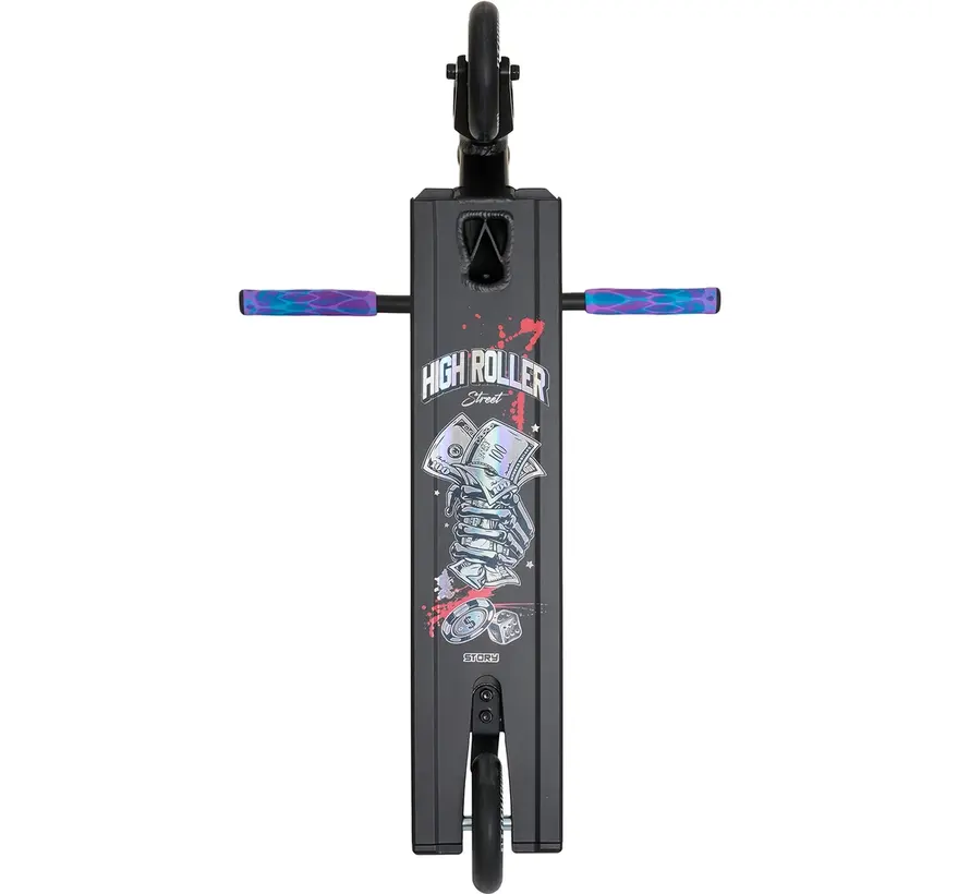 Patinete acrobático Story High Roller Street Negro/Neo