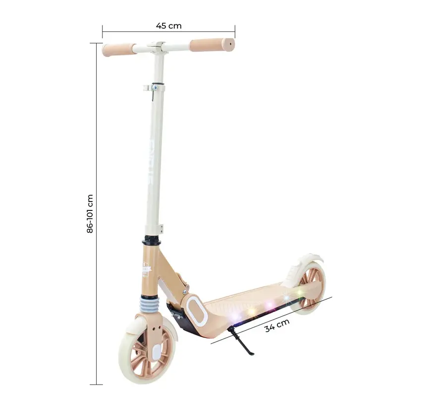 Story Lampe Trottinette Pliante Deluxe LED Marron