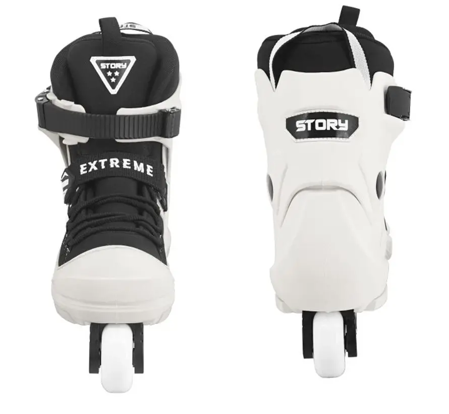 Pattini in linea Story Aggressivi bianchi