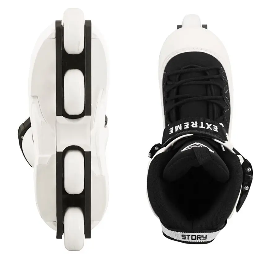 Patins à roues alignées Story agressifs blancs