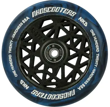 NKD Ruota per monopattino acrobatico NKD 120mm Black Widow Blue & Black Mix