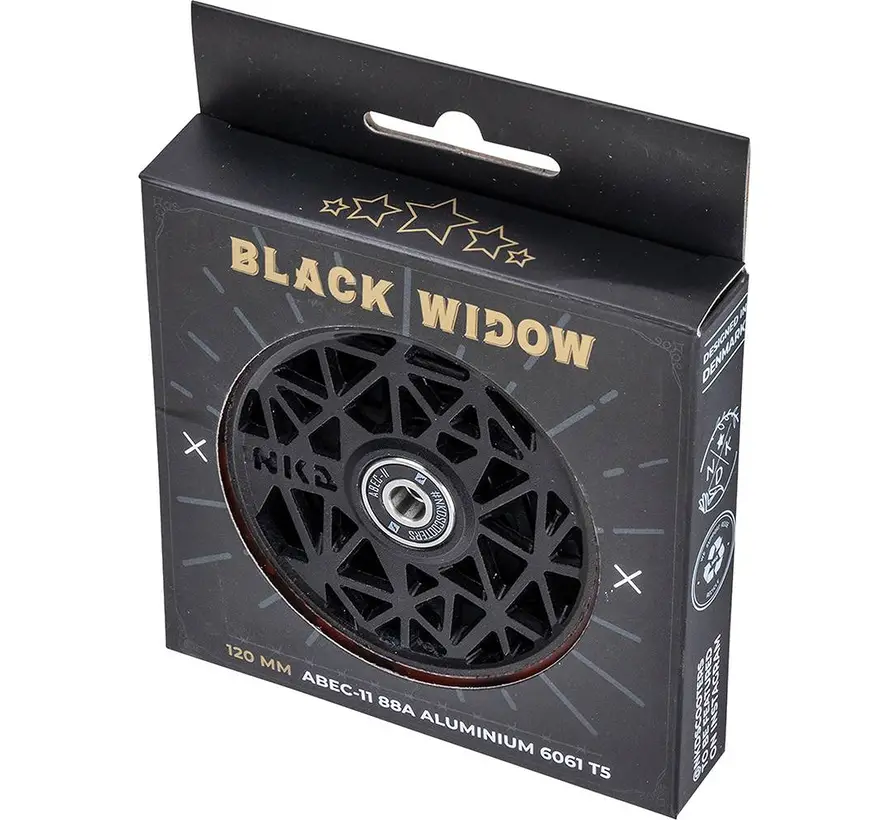 Ruota per monopattino acrobatico NKD 120mm Black Widow Blue & Black Mix