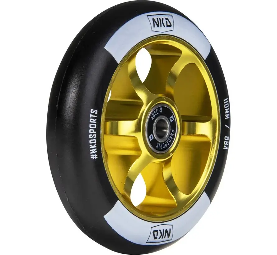 Kółko do hulajnogi wyczynowej NKD Rally 110mm Czarno-Złote