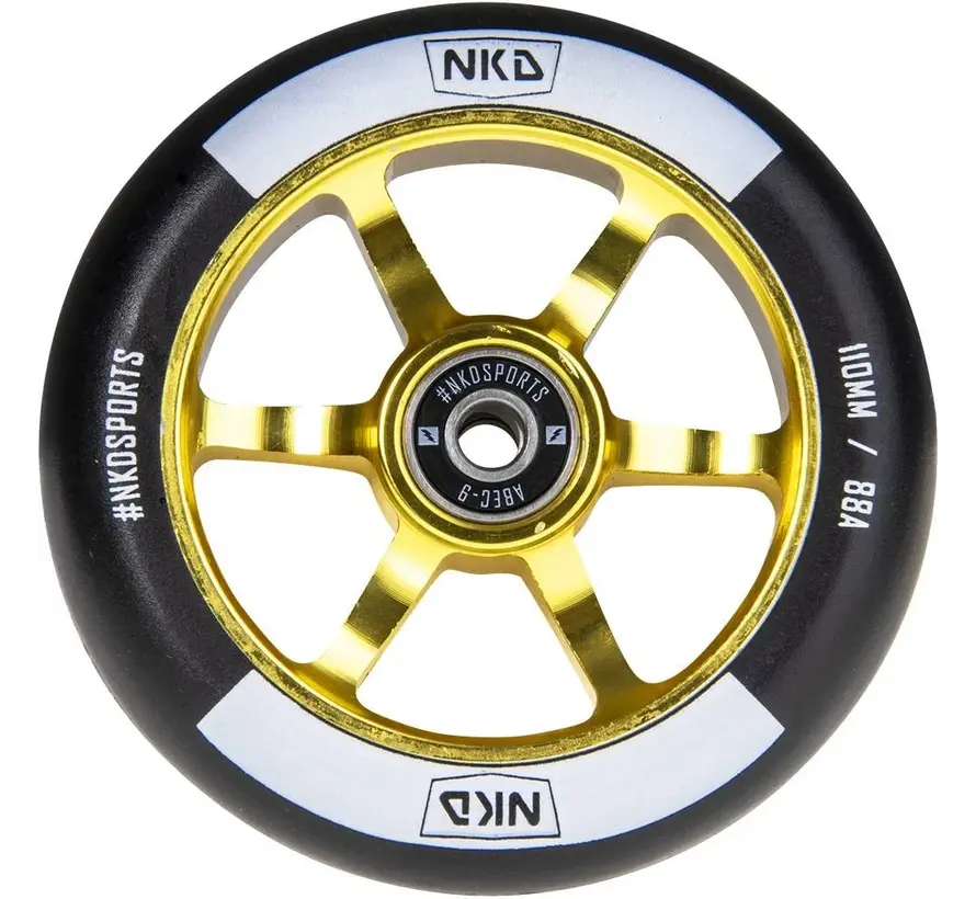 Kółko do hulajnogi wyczynowej NKD Rally 110mm Czarno-Złote