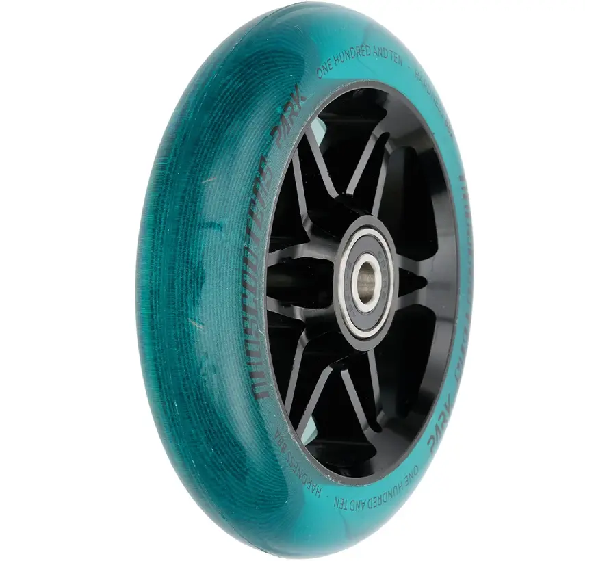 NKD Park 110mm  Stuntstep Wielen Set (2st) Black / Blue