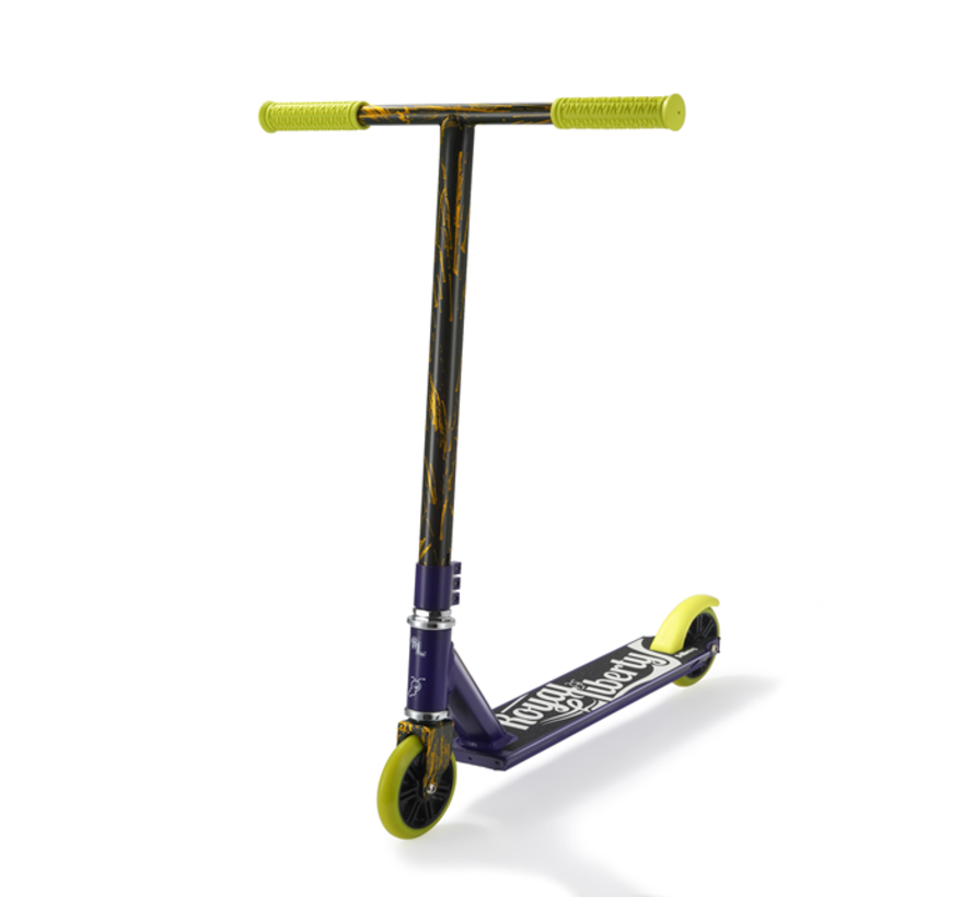 Patinete acrobático JD Bug Royal Liberty negro/amarillo