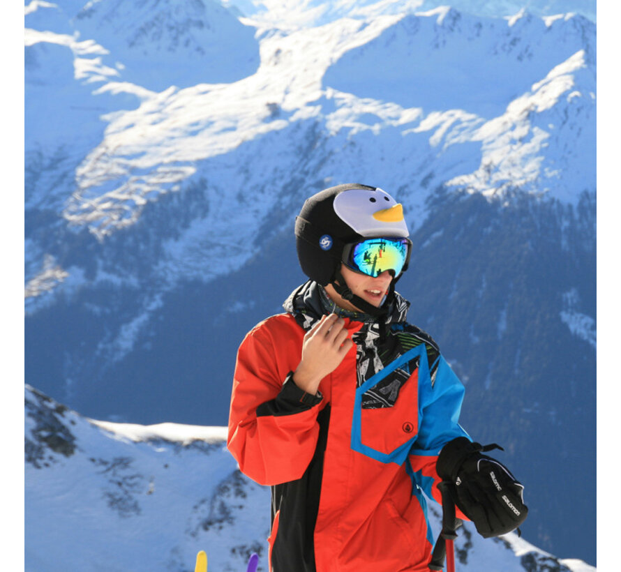 Housse de casque Coolcasc Animaux Pingouin