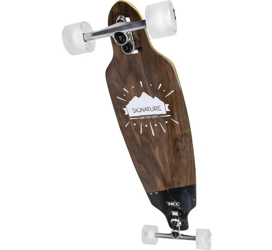 Longboard NKX Drop Through Signature en nogal de 36"