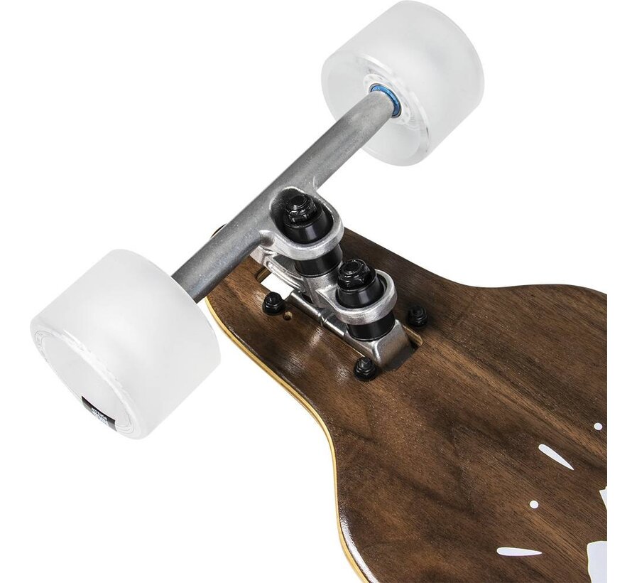 Longboard NKX Drop Through Signature en nogal de 36"