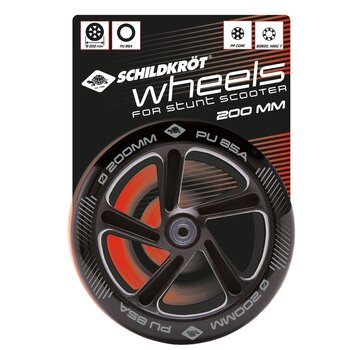 Schildkröt Schildkröt Tretroller Step Wheel 200mm Schwarz