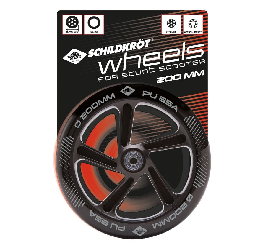 Rueda para patinete Schildkröt de 200 mm: ruedas duraderas para patinetes