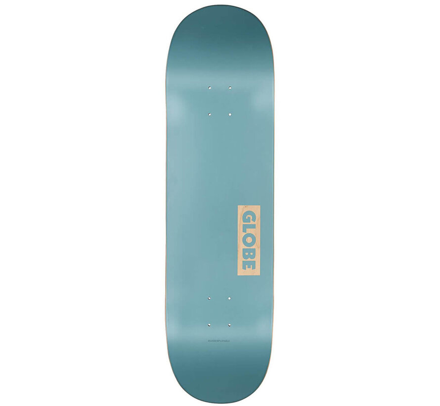 Globe Goodstock Steel Blue 8.75" – Tavola da skateboard robusta con pop superiore