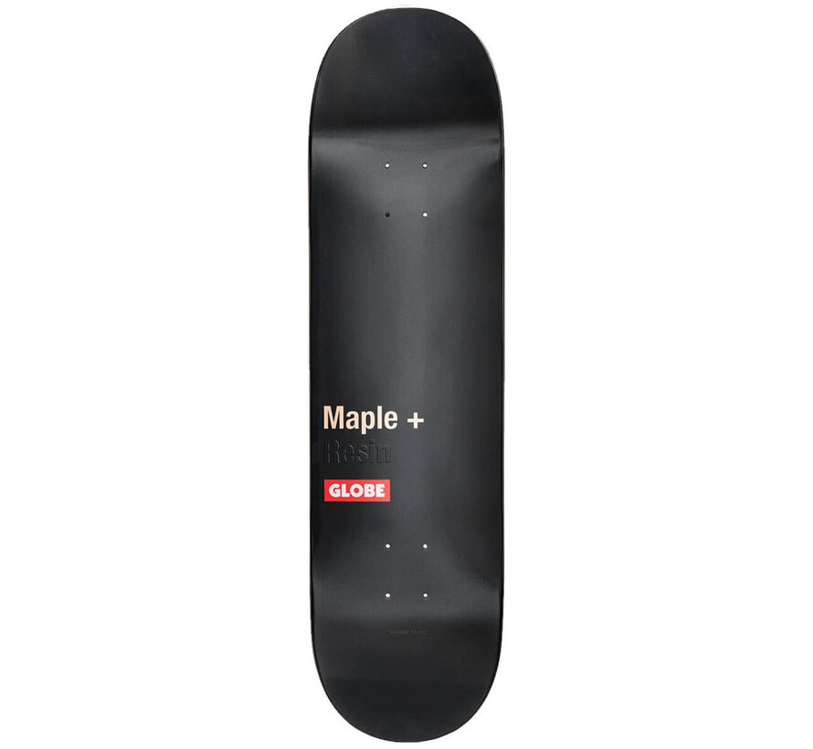 Globe Skateboarddeck G3 Bar Black 8.0" | Langlebig und robust