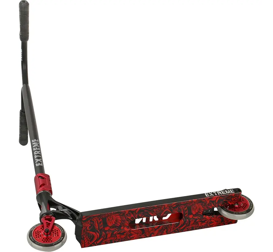 NKD Extreme Stunt Scooter Schwarz/Rot 91cm – Ultimativer Stunt Scooter für Tricks