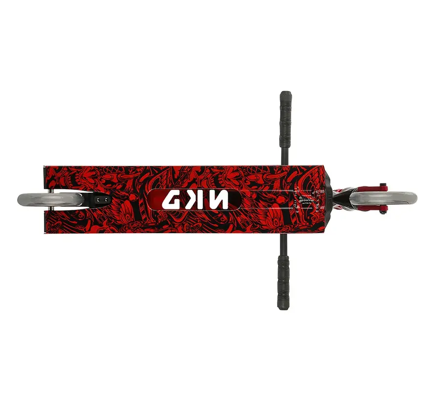 NKD Extreme Stunt Scooter Schwarz/Rot 91cm – Ultimativer Stunt Scooter für Tricks