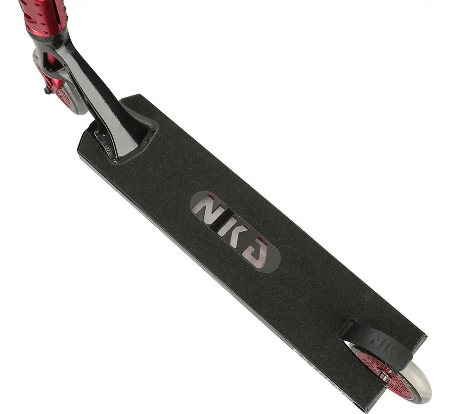NKD Extreme Stunt Scooter Schwarz/Rot 91cm – Ultimativer Stunt Scooter für Tricks