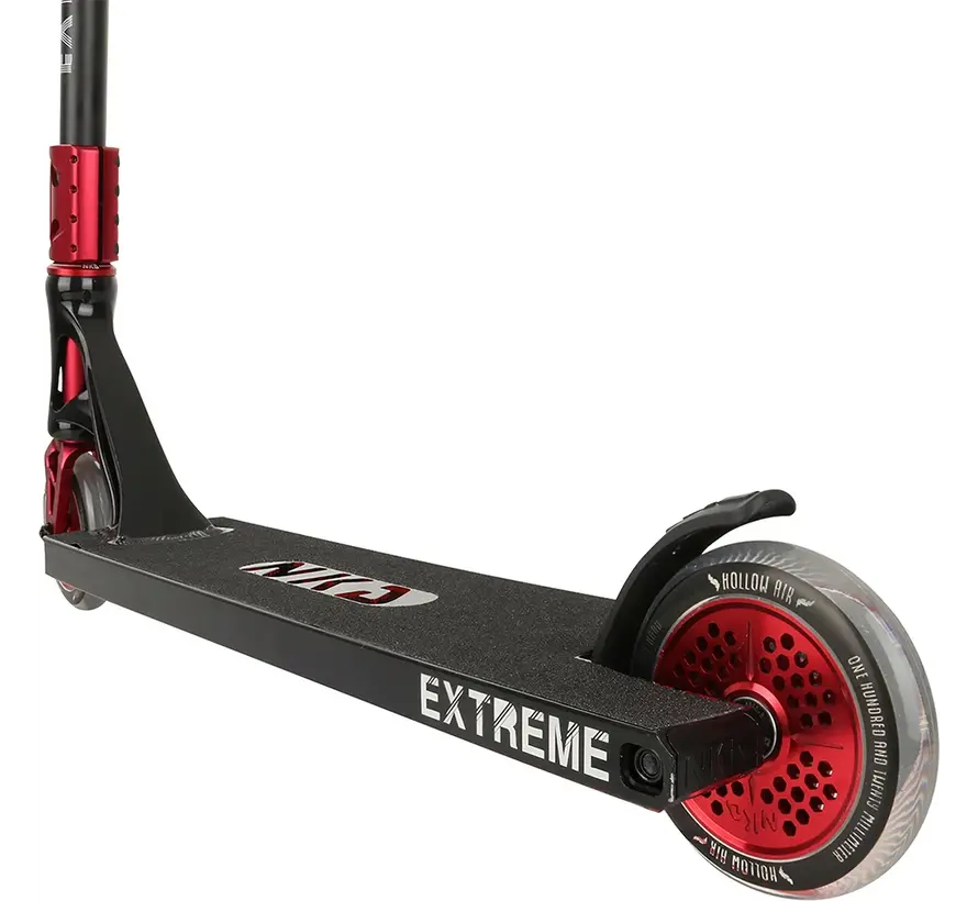 NKD Extreme Stunt Scooter Schwarz/Rot 91cm – Ultimativer Stunt Scooter für Tricks