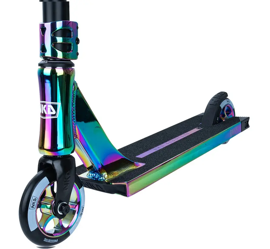 NKD Rally V4 Stuntstep Regenbogen 73cm