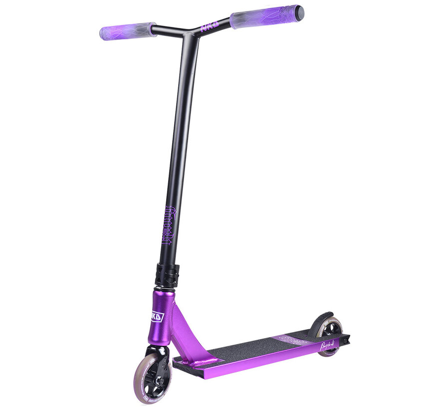 NKD Rally V4 Stuntstep Paars 73cm – De Ideale Step voor Jonge Stunters