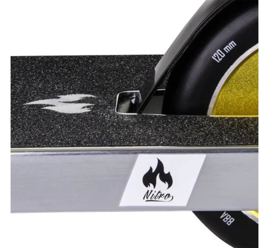 Monopattino Stunt NKD Nitro Oro/Argento 91cm – Prestazioni Massime