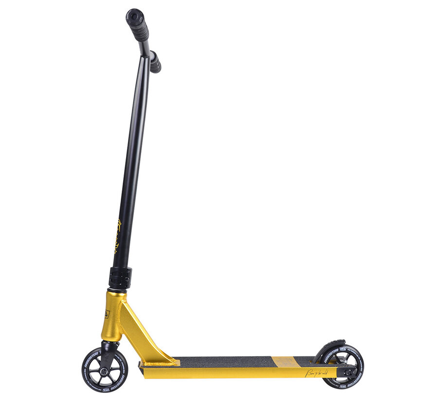 Monopattino stunt NKD Rally V2 Oro/Nero 79 cm – Per i giovani eroi dello stunt