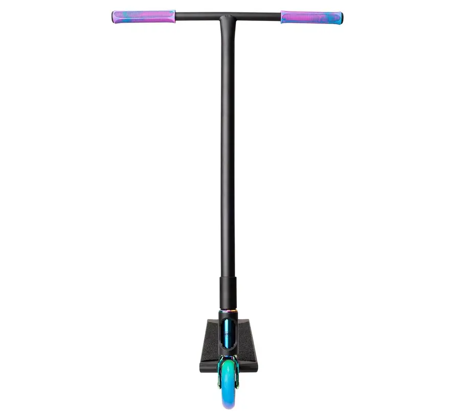 NKD Mono Stuntstep Schwarz/Regenbogen 89 cm – Für den ernsthaften Stuntfahrer
