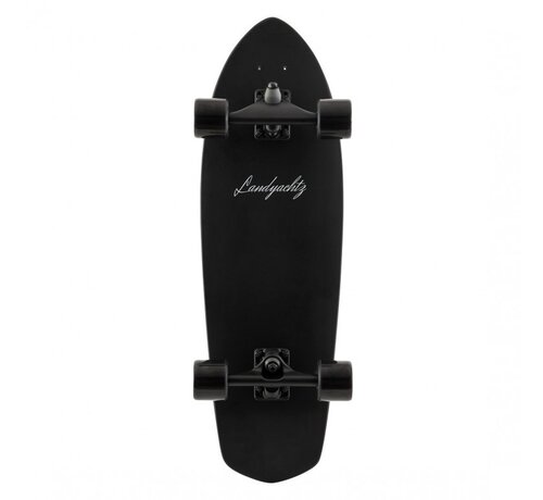 Landyachtz Navaja de bolsillo Landyachtz Surfskate negra de 75 cm: máxima agilidad para jóvenes patinadores