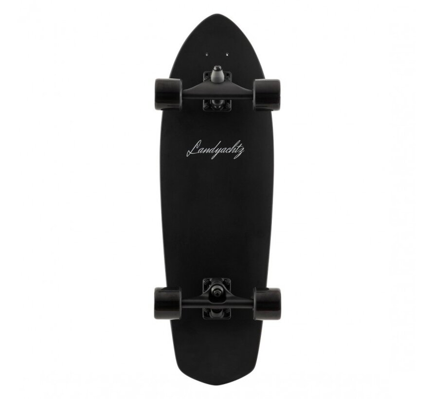 Nóż kieszonkowy Landyachtz 29,6" Surfskate Black – najwyższa zwinność dla młodych łyżwiarzy