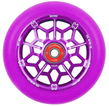 Core Roue de trottinette acrobatique CORE Hollowcore Hex 110 violette