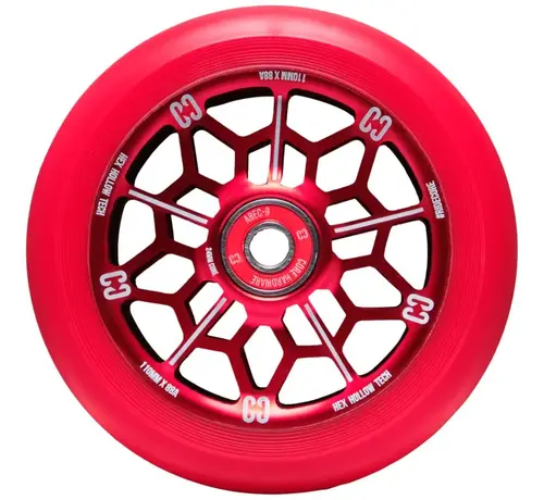 Core CORE Hollowcore Hex 110 Stuntstep wiel Red